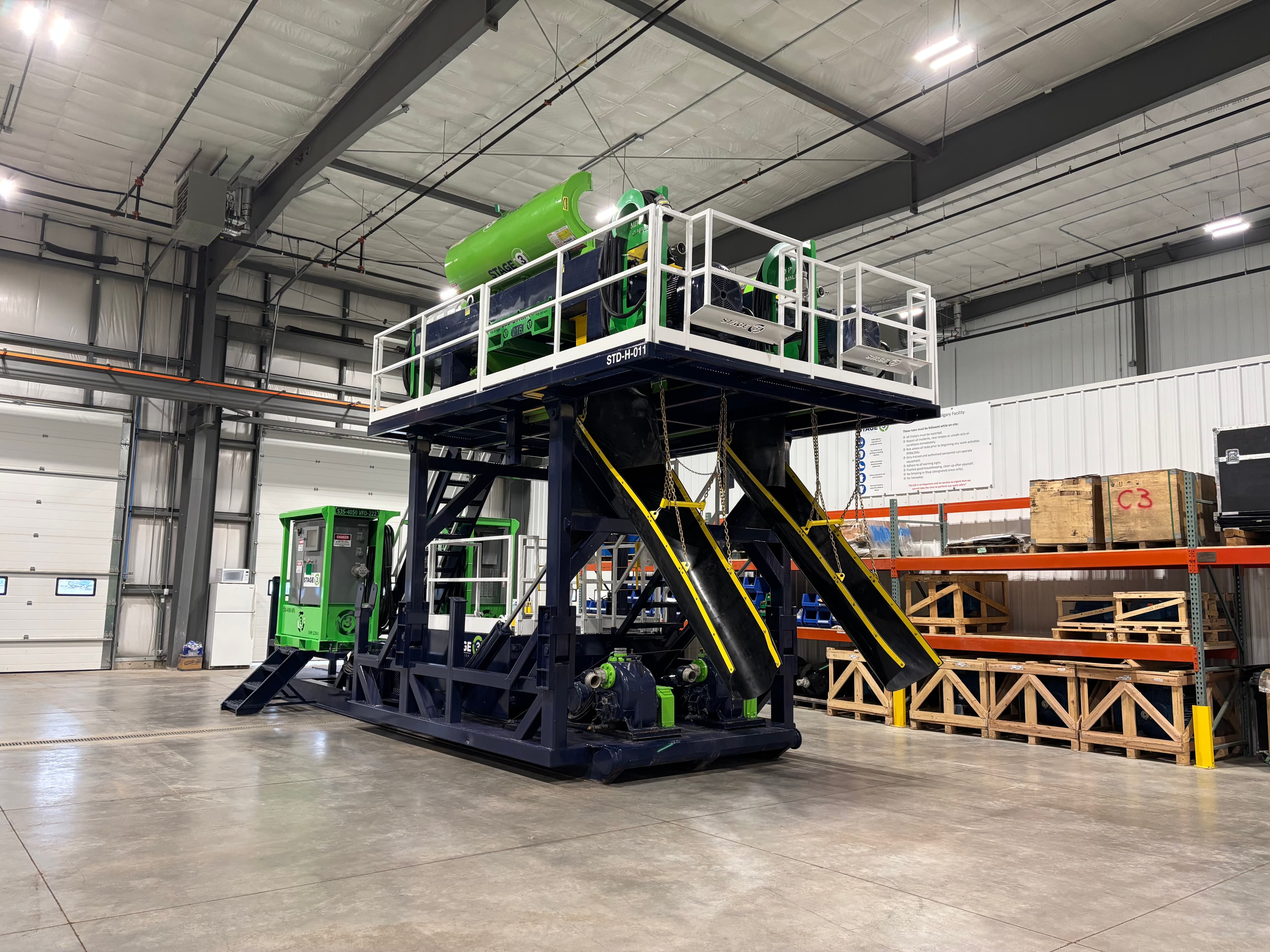 Integrated Stage 3 Separation equipment package assembled in the shop