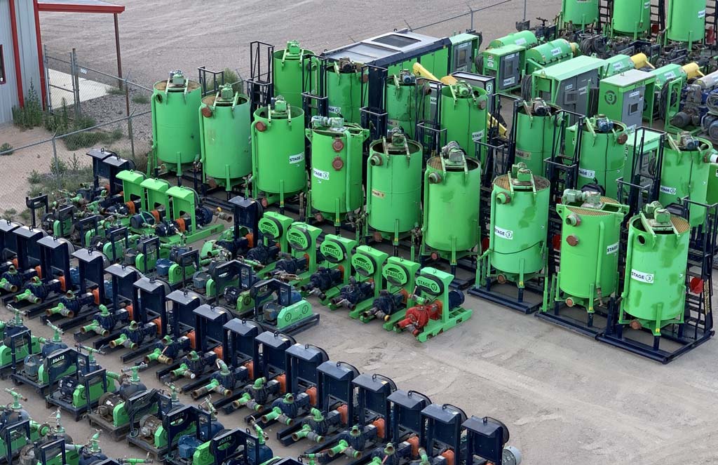Stage 3 equipment fleet organized for deployment