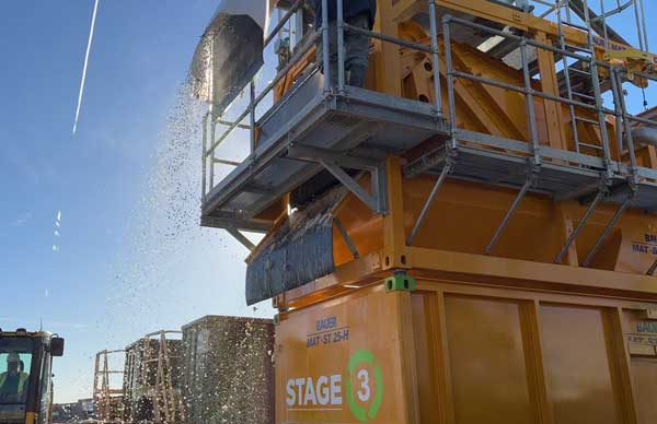 Bauer BE 300-C slurry treatment plant operating in the field